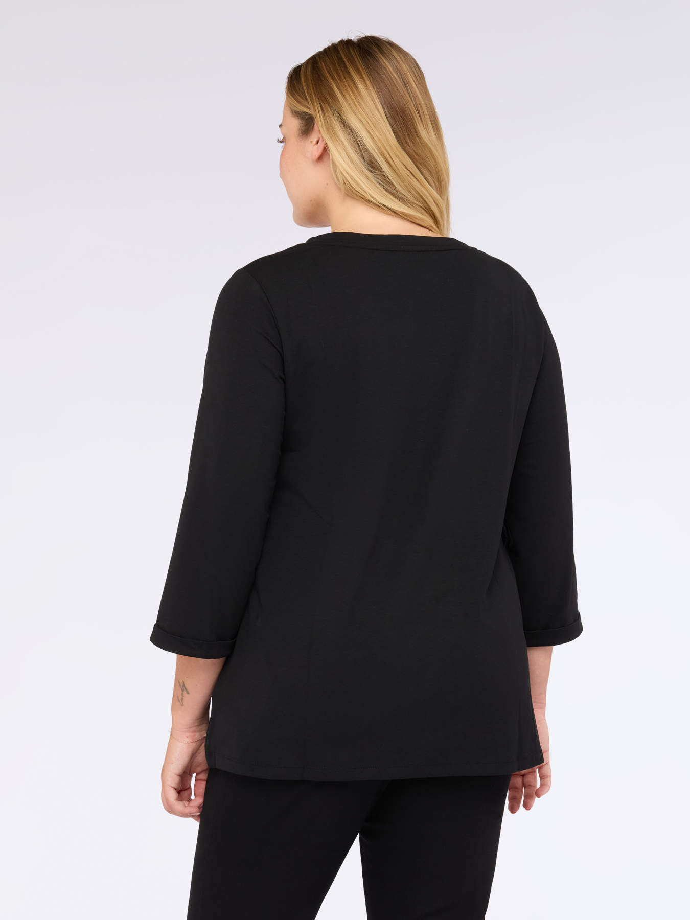 T-Shirt mit glitzerndem Motivationsspruch image number 1