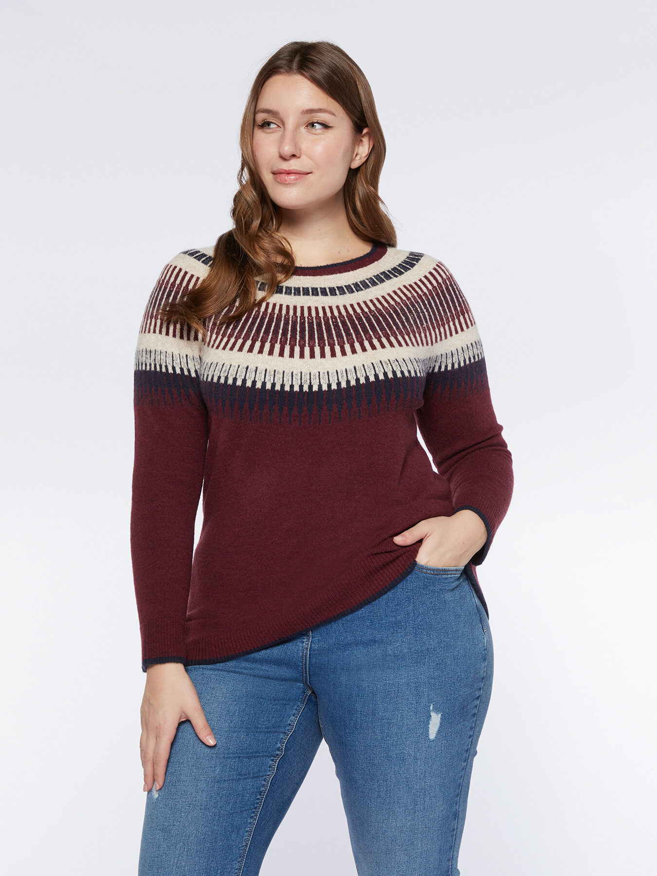 Pull jacquard fair isle image number 0