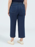 Jeans cropped in denim leggero image number 1