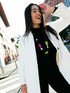 Cappotto morbido bianco con bottone image number 4