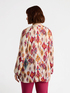 Bluse mit Ikat-Druck image number 1