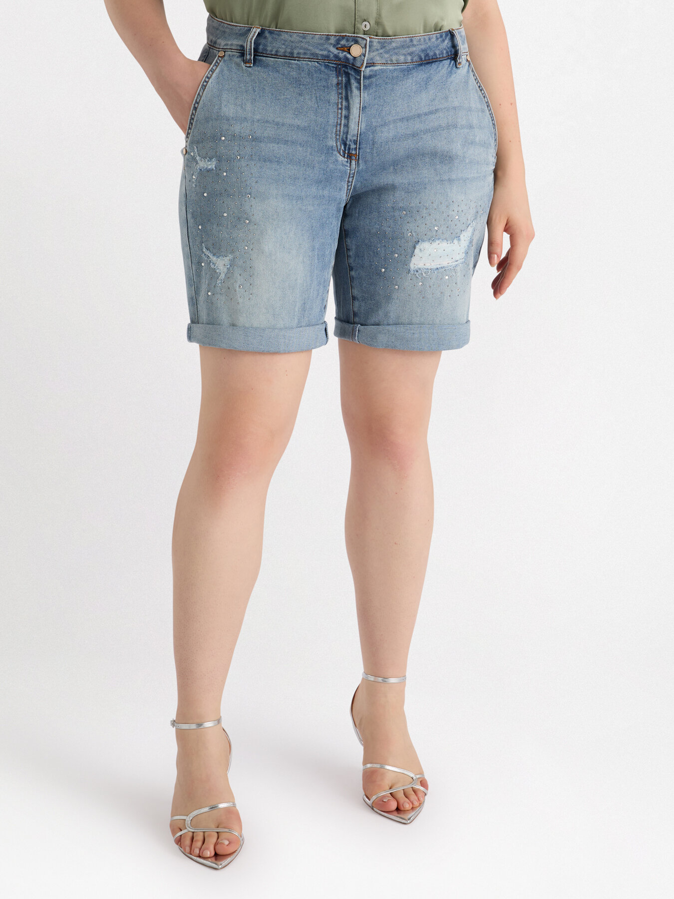 short en jean image number 0