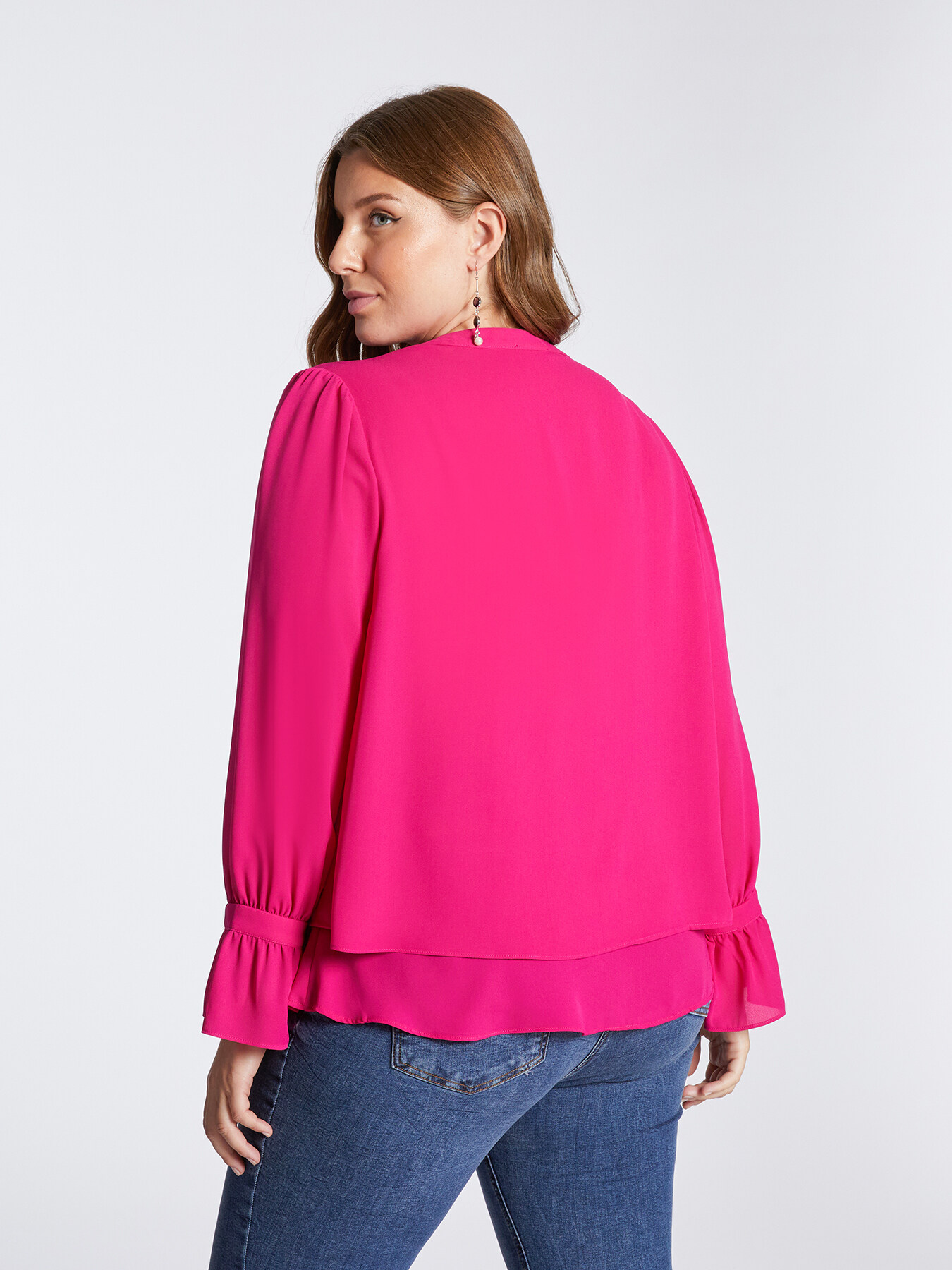 Blouse avec n&oelig;ud devant image number 1