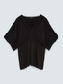 T-shirt en viscose avec d&eacute;tails en dentelle image number 4
