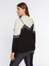 Sweater with overlay effect image number 1