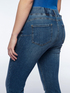 Jeans skinny con inserto a righe image number 3