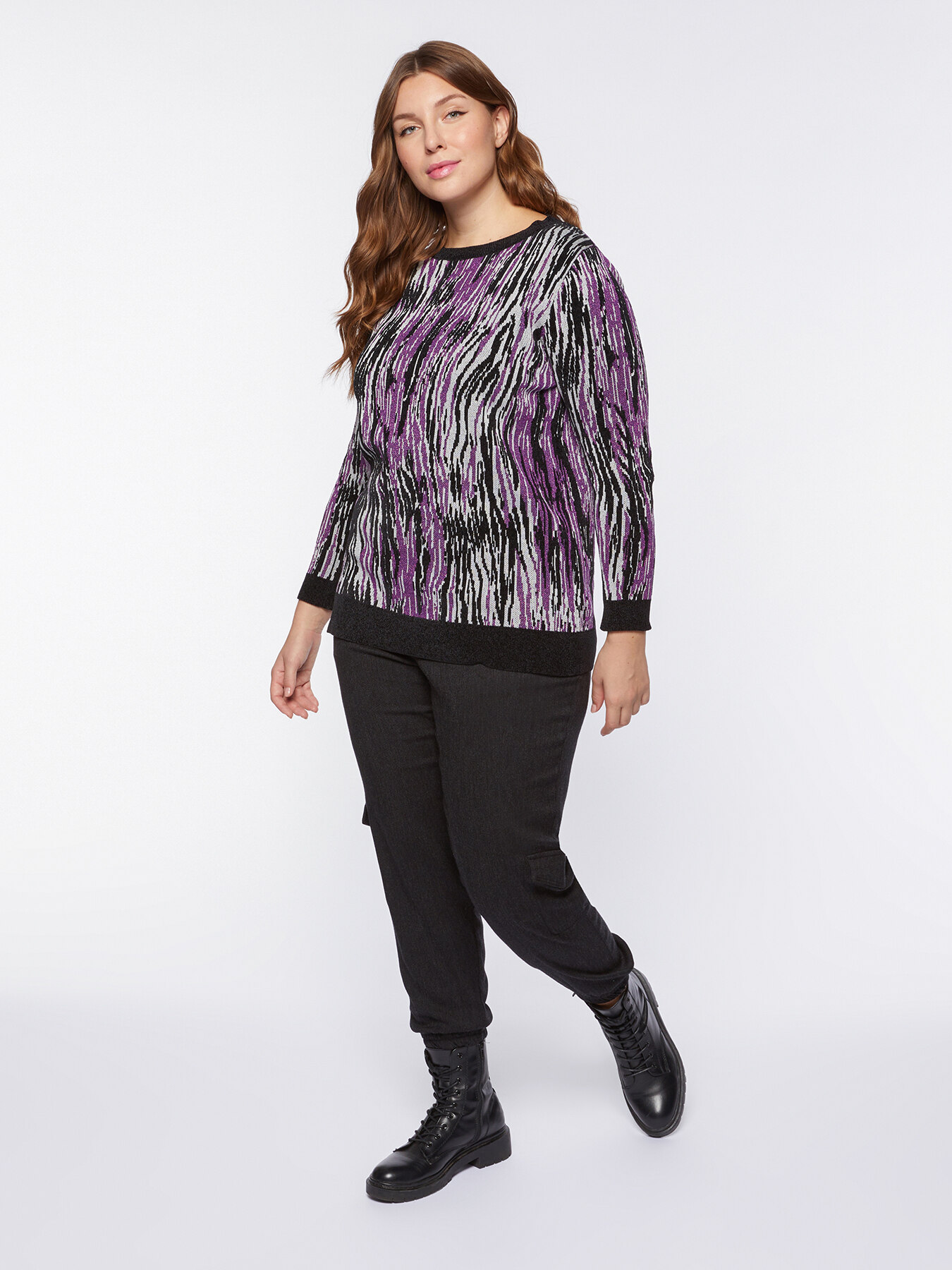 Cargo trousers in flowing fabric image number 2