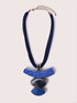 Collar multihilo con colgante de resina image number 1