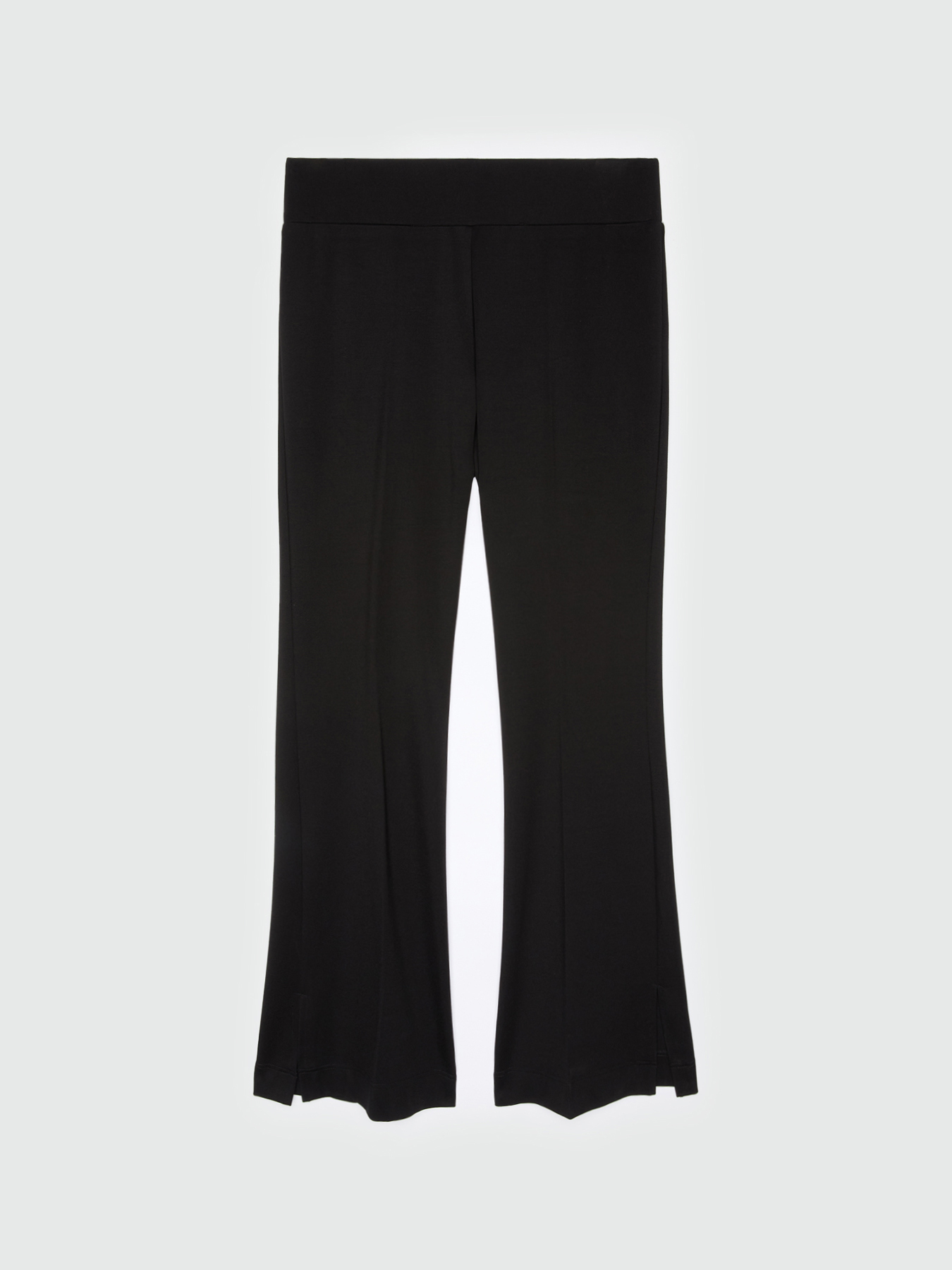 LENZING&trade; ECOVERO&trade; viscose flared trousers image number 4