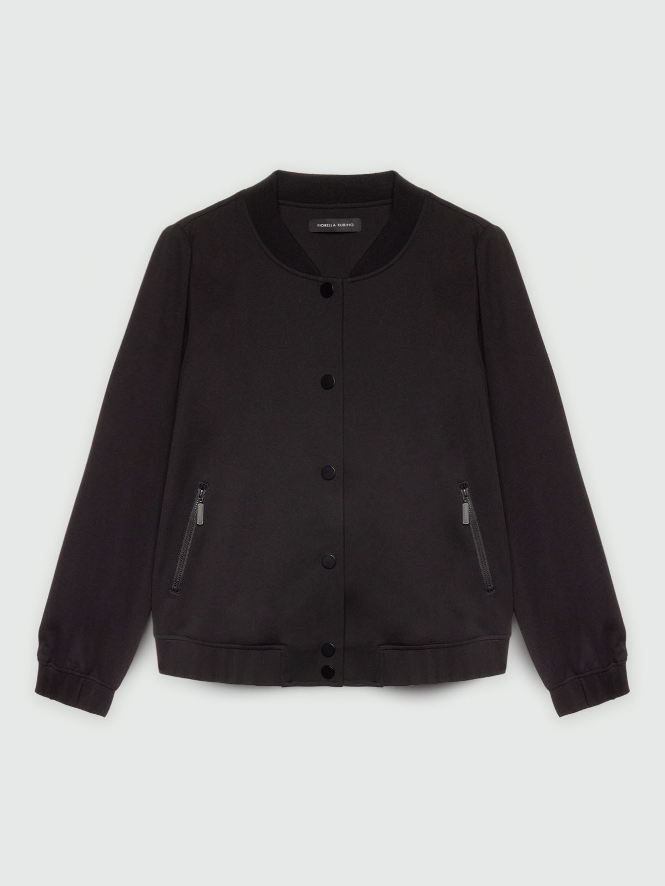 Scuba fabric bomber jacket image number 5