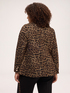 Doppelreihiger Blazer in Animalprint aus Milano-Strick image number 1