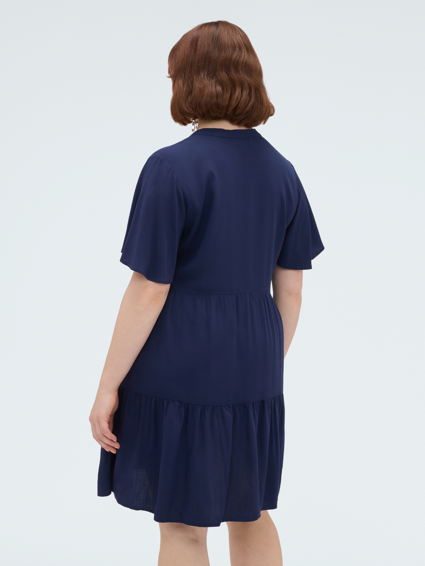 Smile Short Dress with Bow image number 1