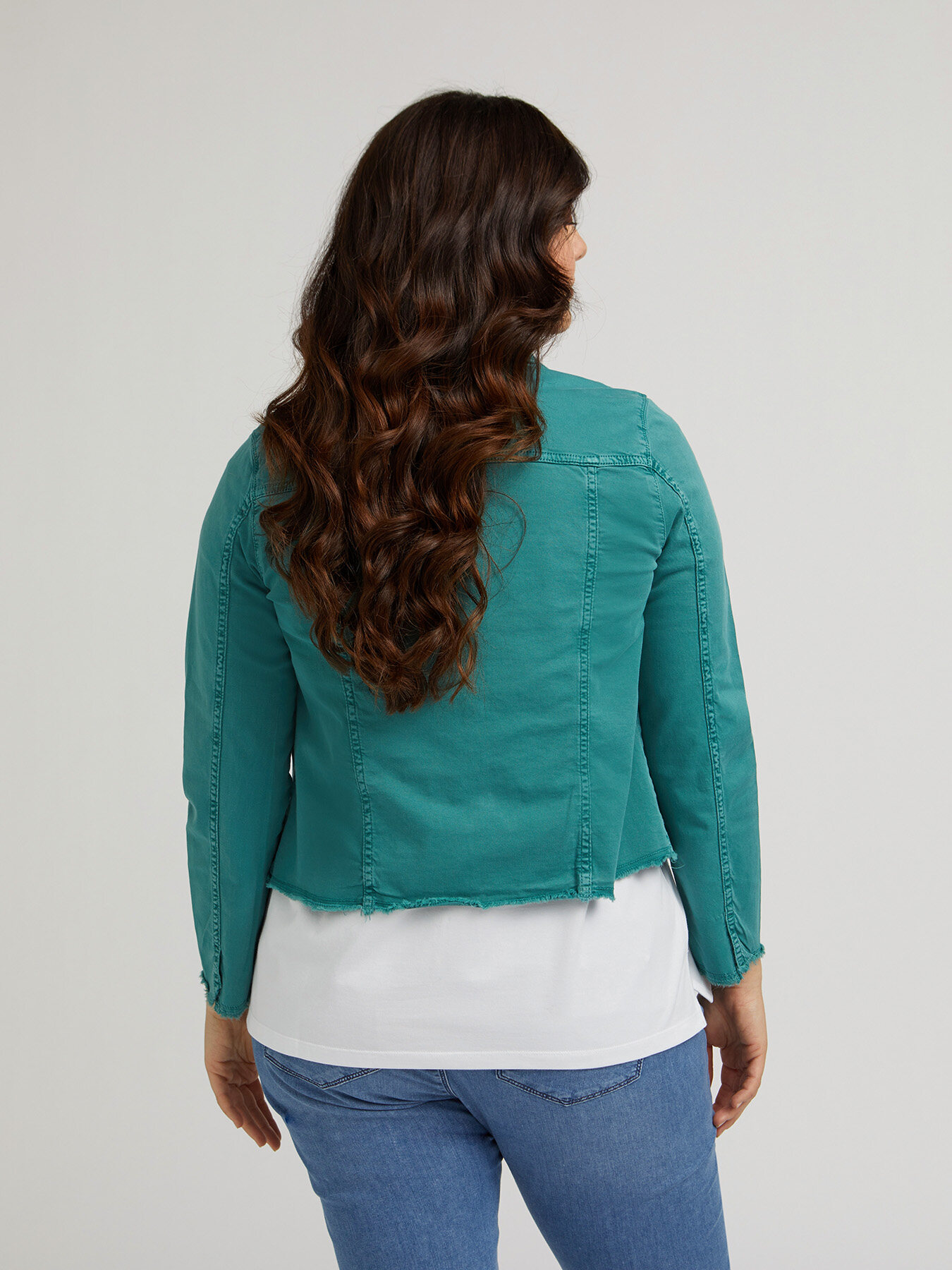 Giubbotto in cotone stretch image number 1