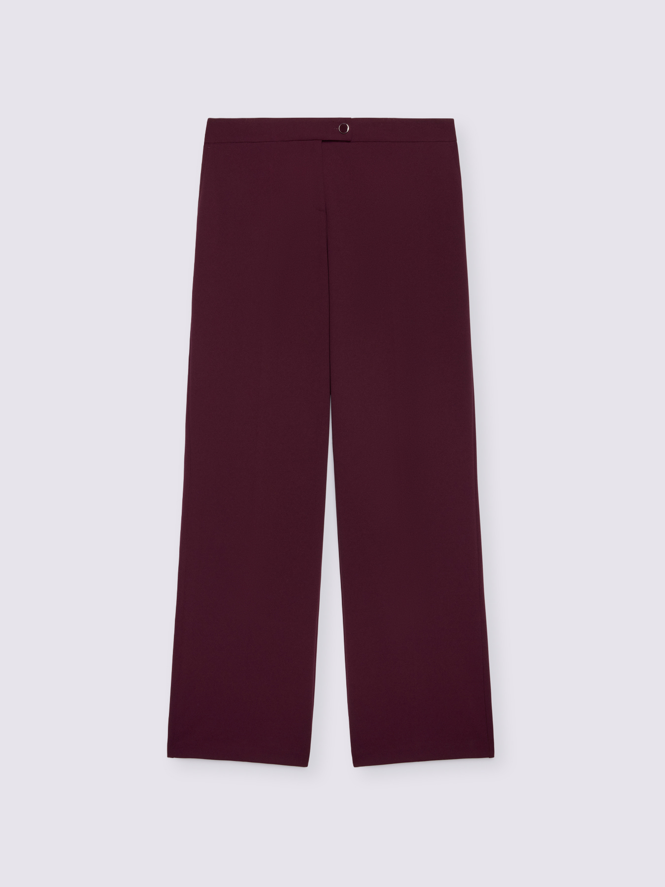 Wide leg pants in stretch fabric image number 2