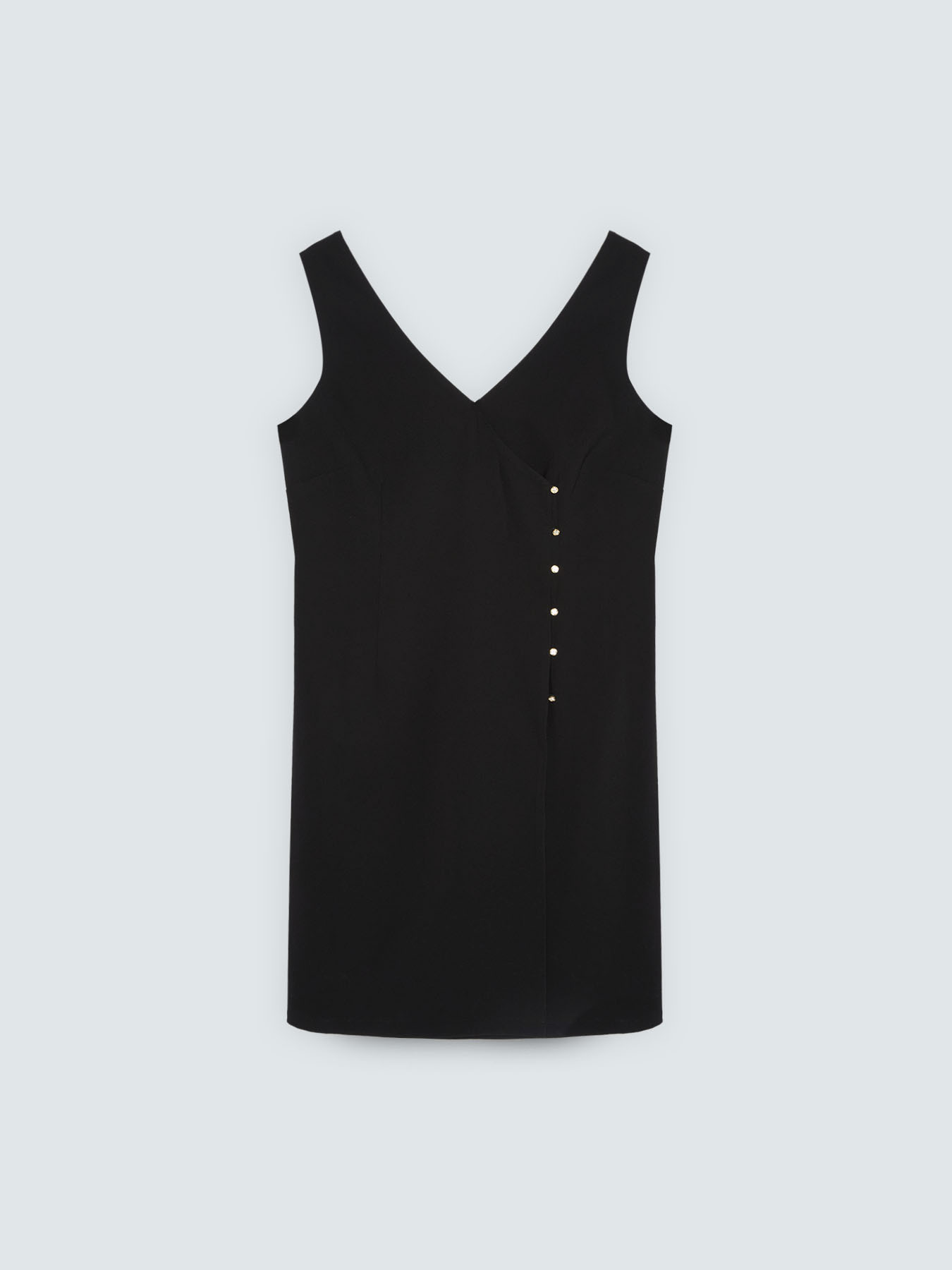 Vestido tubo con botones joya - GLAM image number 5