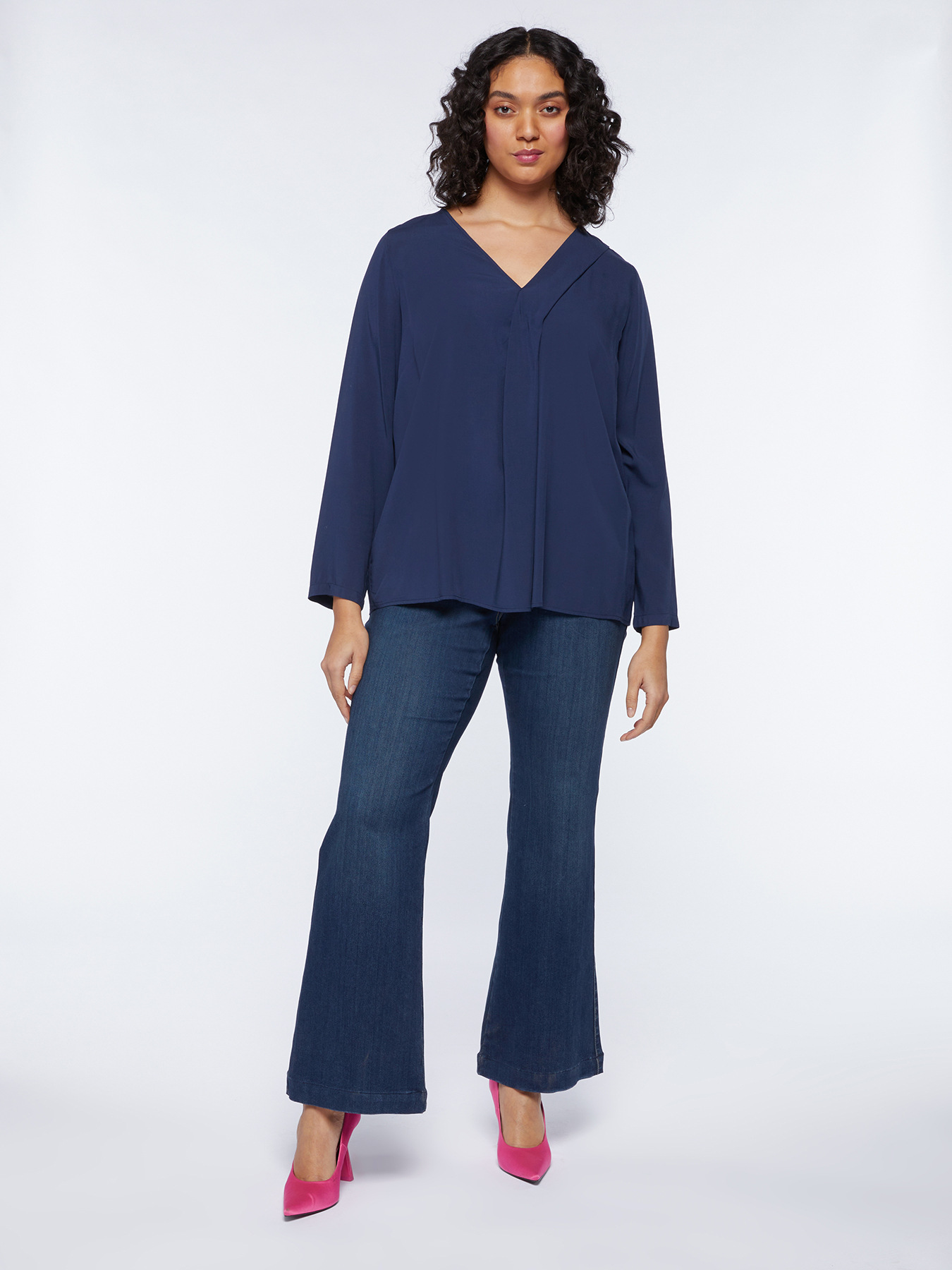 Blusa con pliegue delante image number 2