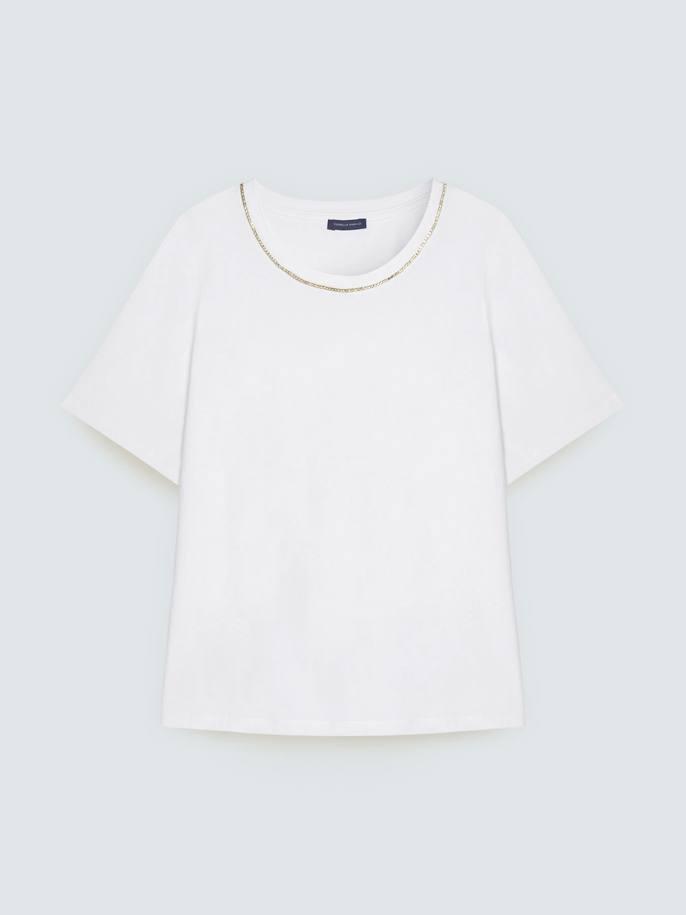 T-shirt en coton avec applications lumineuses image number 4