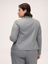 Pinstripe blazer with golden buttons image number 1