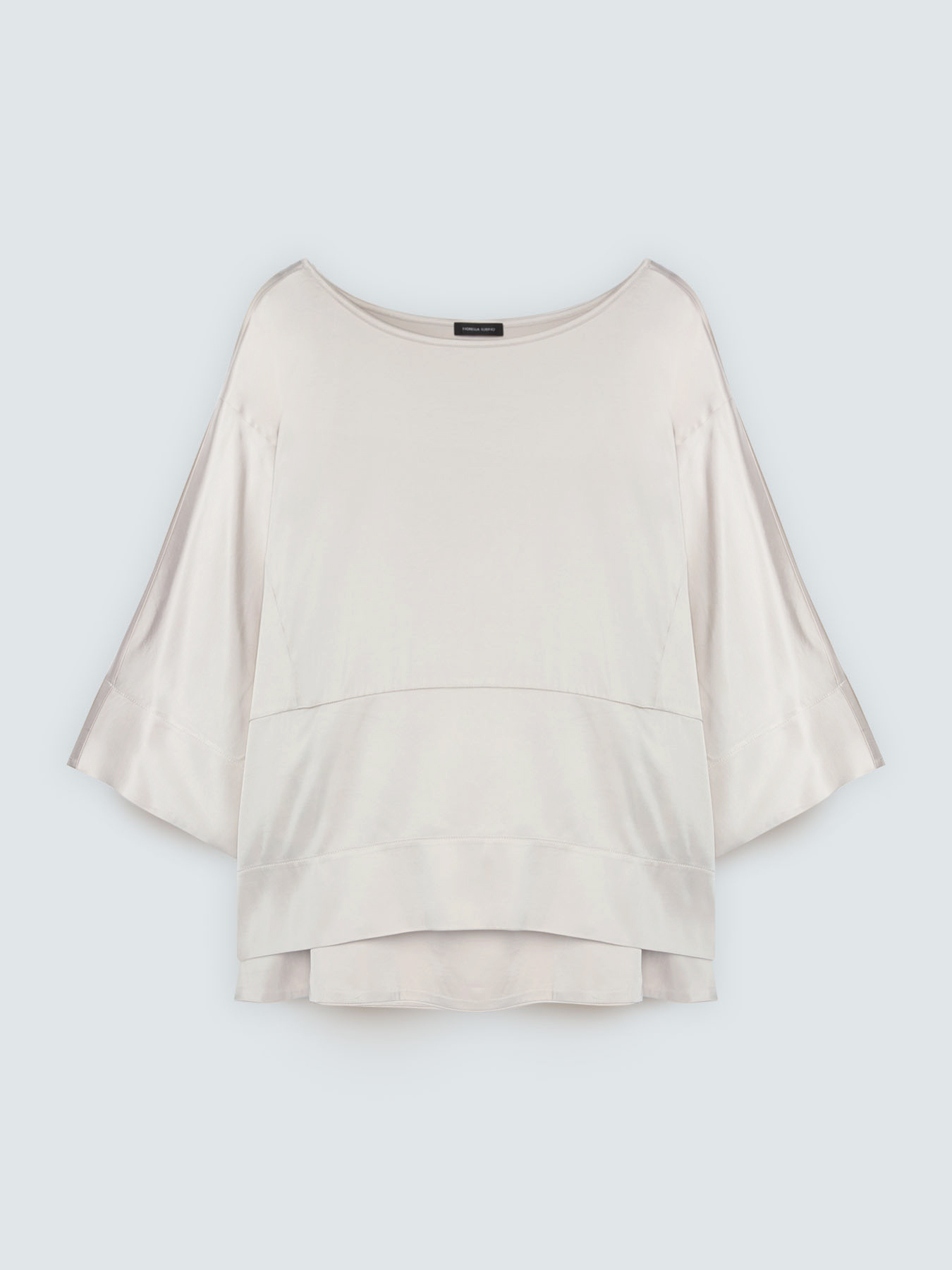 Bluse aus Satin mit Carr&eacute;-Ausschnitt image number 4