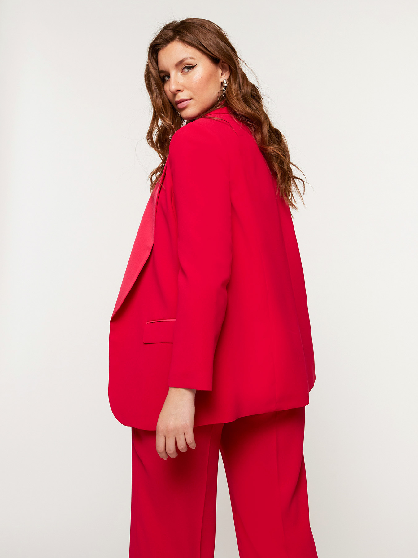 Chaqueta blazer de cady image number 1