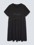 Mini dress with embroidered lettering image number 4