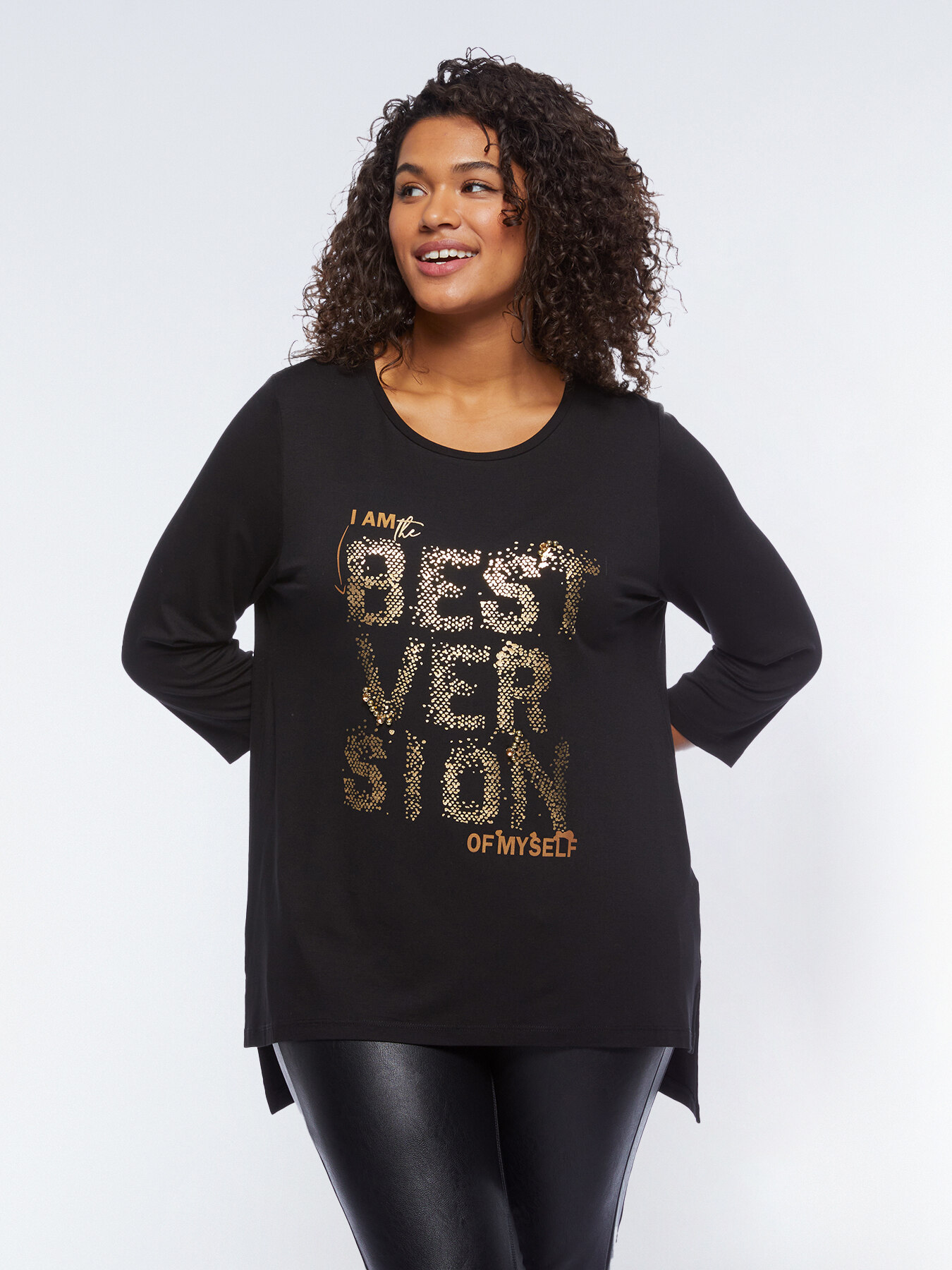 Camiseta con texto image number 0