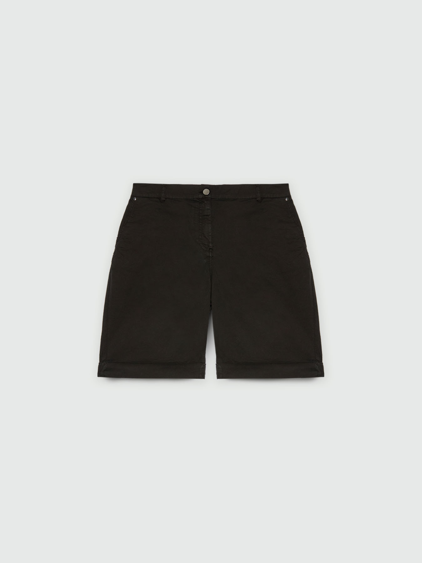 Stretch cotton shorts image number 4