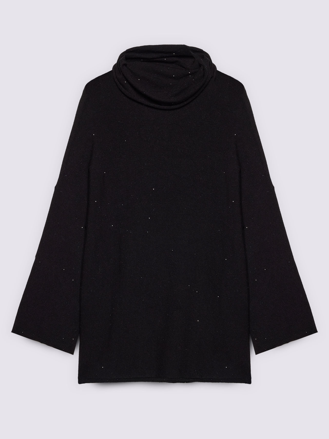 Jersey de cuello alto con micro lentejuelas image number 4
