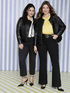 Biker jacket with woven detailing image number 4