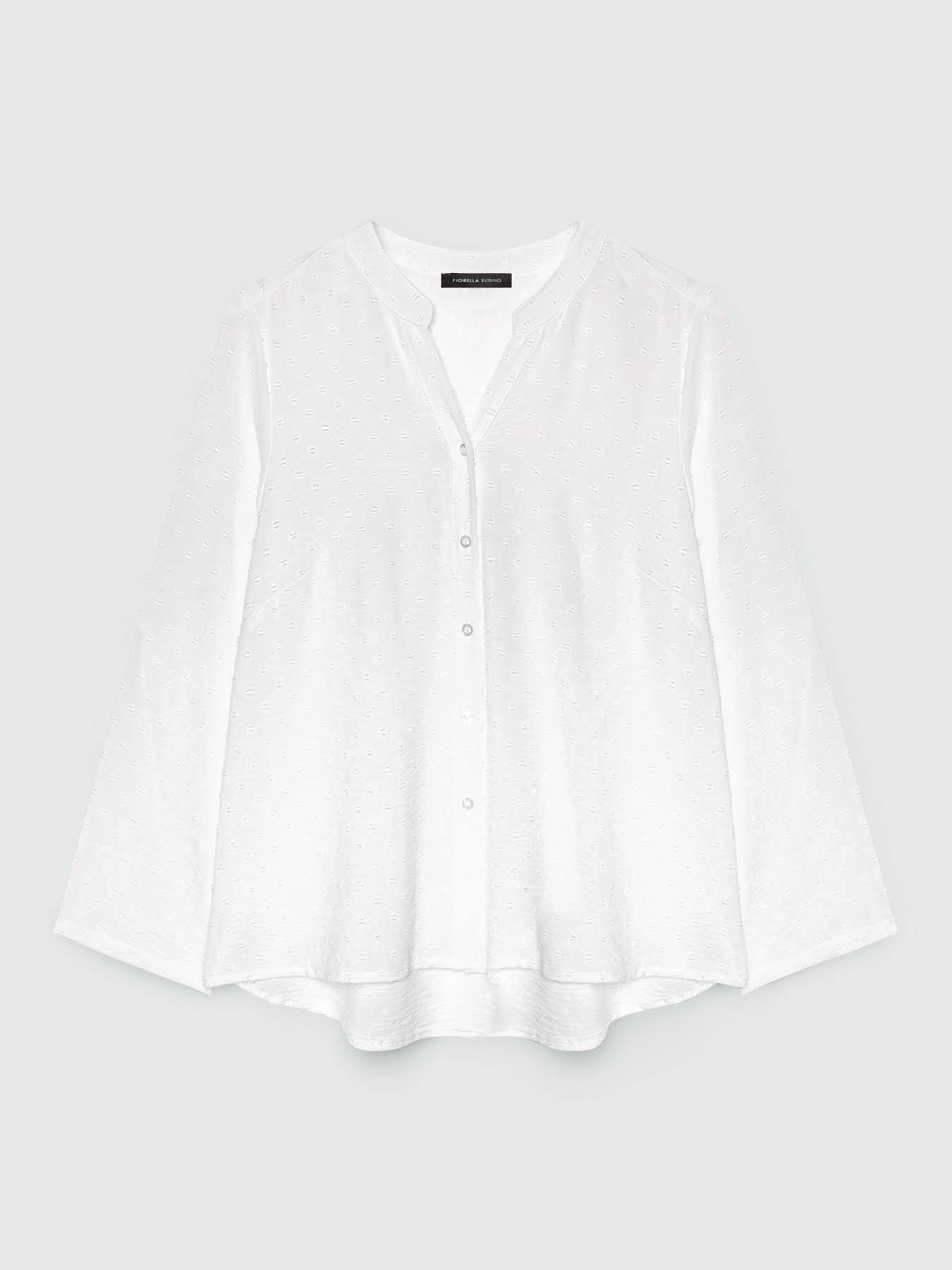 Shirt with V-neck image number 4