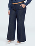 Jeans Wide Leg mit abnehmbarem G&uuml;rtel image number 2