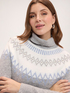 Rollkragenpullover mit Jacquard-Muster image number 3