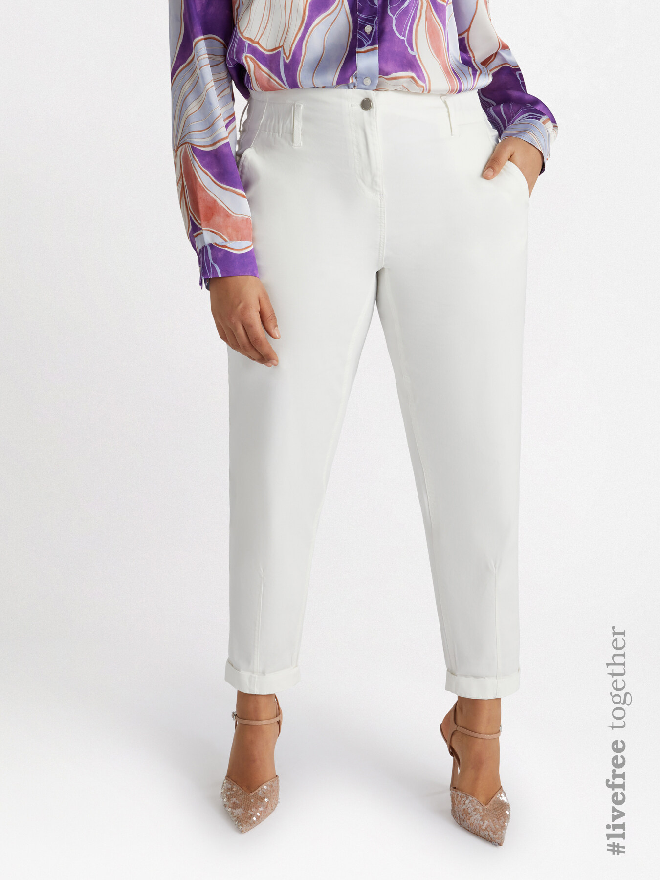 Pantaloni balloon in cotone image number 0