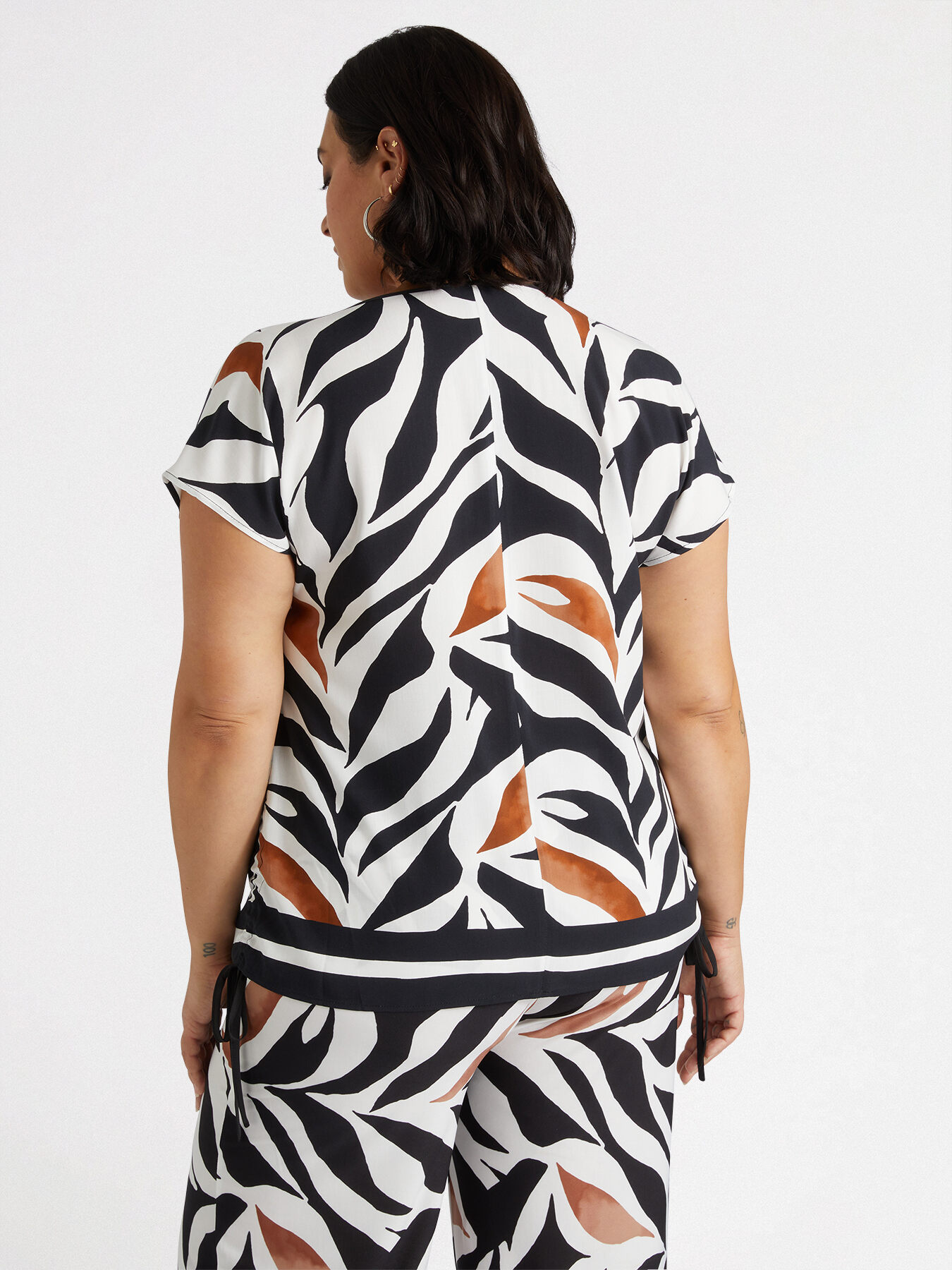 Blusa dalla stampa foliage image number 1