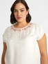 Blouse with ombr&eacute;-effect embroidered neckline image number 2