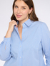 Striped cotton blend shirt with sparkle details image number 3