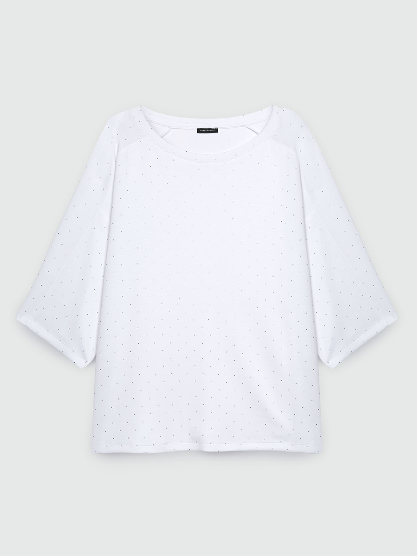 Sweatshirt with rhinestones image number 4