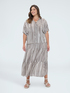 Striped viscose blouse image number 3