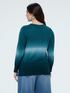 Crew neck sweater with gradient image number 1