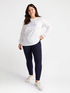 Floral sweatshirt with lettering image number 0