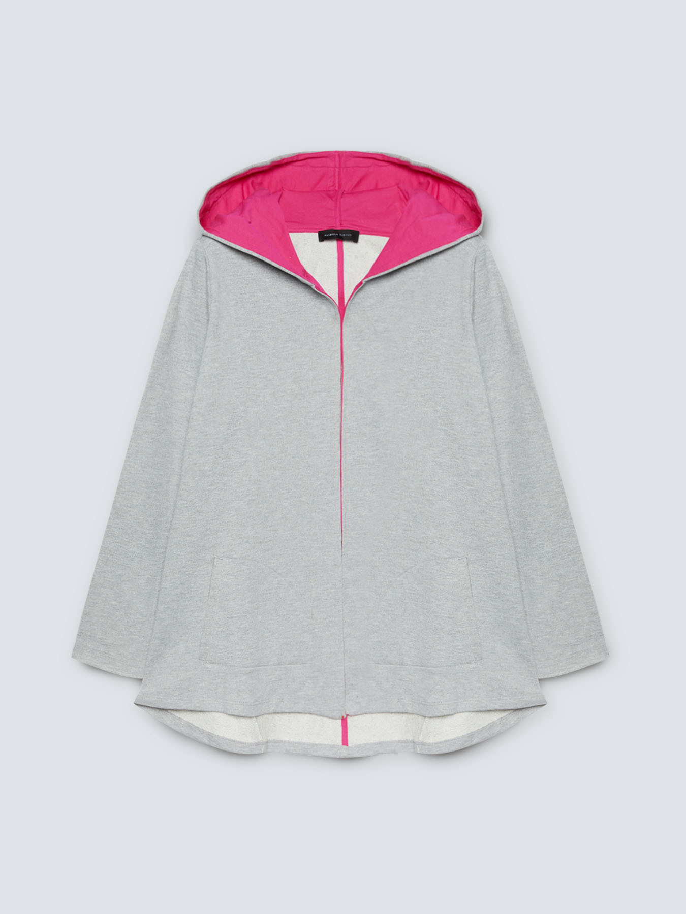 Felpa con parti a contrasto image number 4