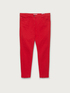Basic red skinny trousers image number 3