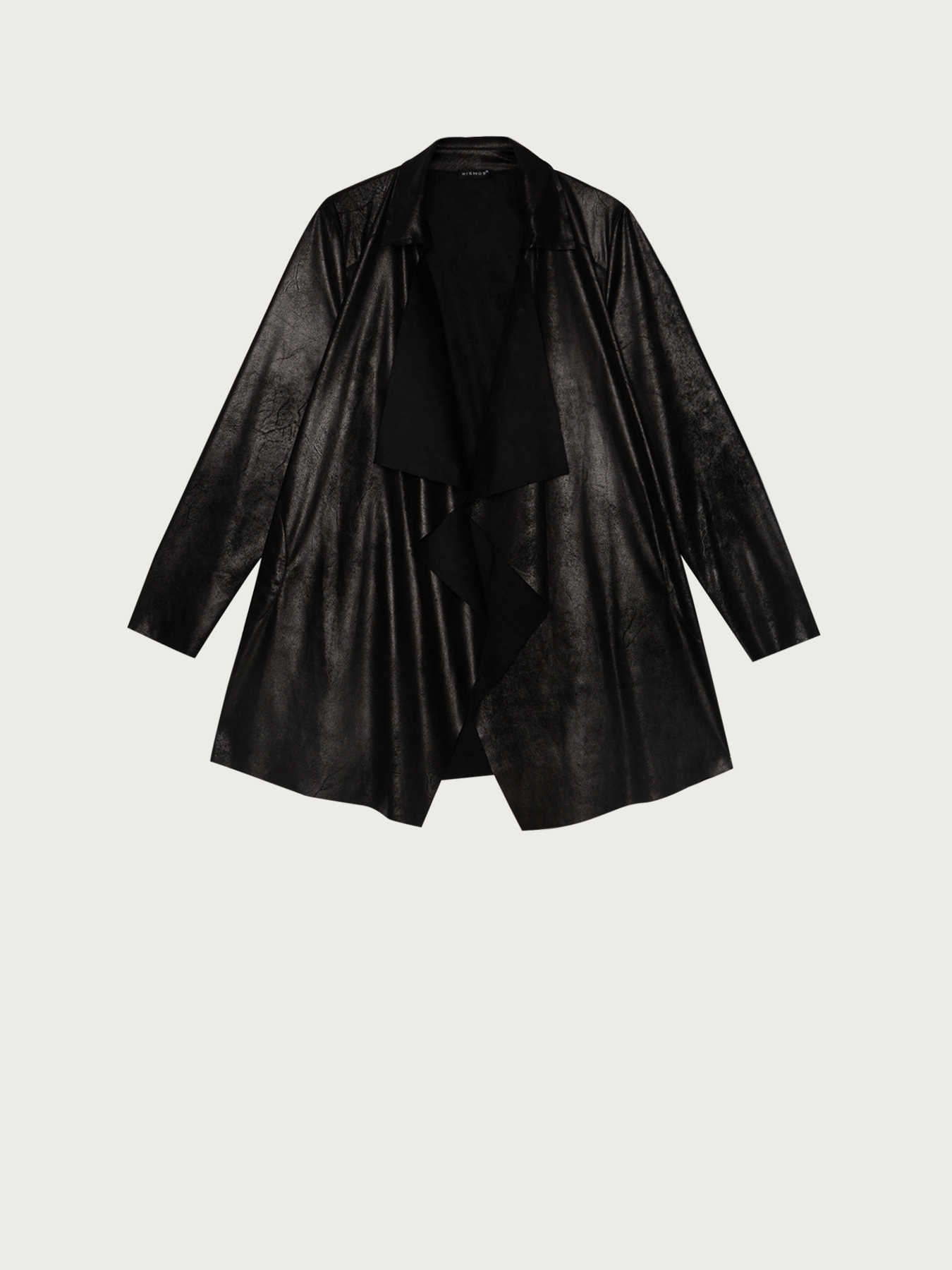 Leichte Jacke aus laminiertem Lederimitat image number 3