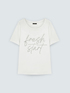 T-shirt avec inscription en strass image number 4