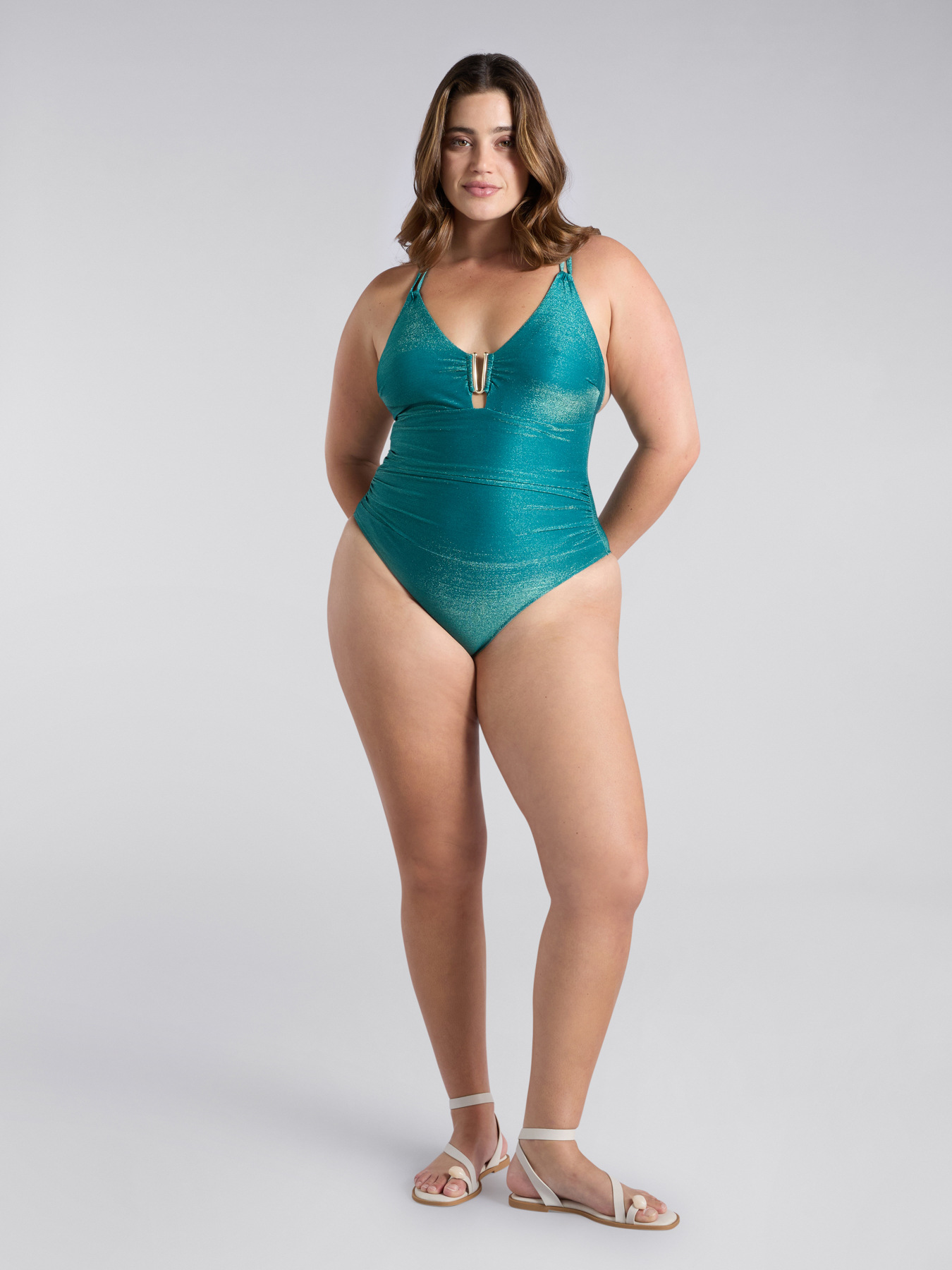 Maillot de bain une pi&egrave;ce gainant le ventre image number 1