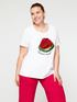 T-shirt avec motif de fruits image number 2