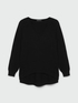 Pullover mit V-Ausschnitt und asymmetrischem Design image number 4