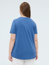 T-shirt en coton avec c&oelig;urs et strass image number 1