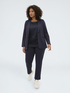 Pantaloni Joggers in Punto Milano image number 3
