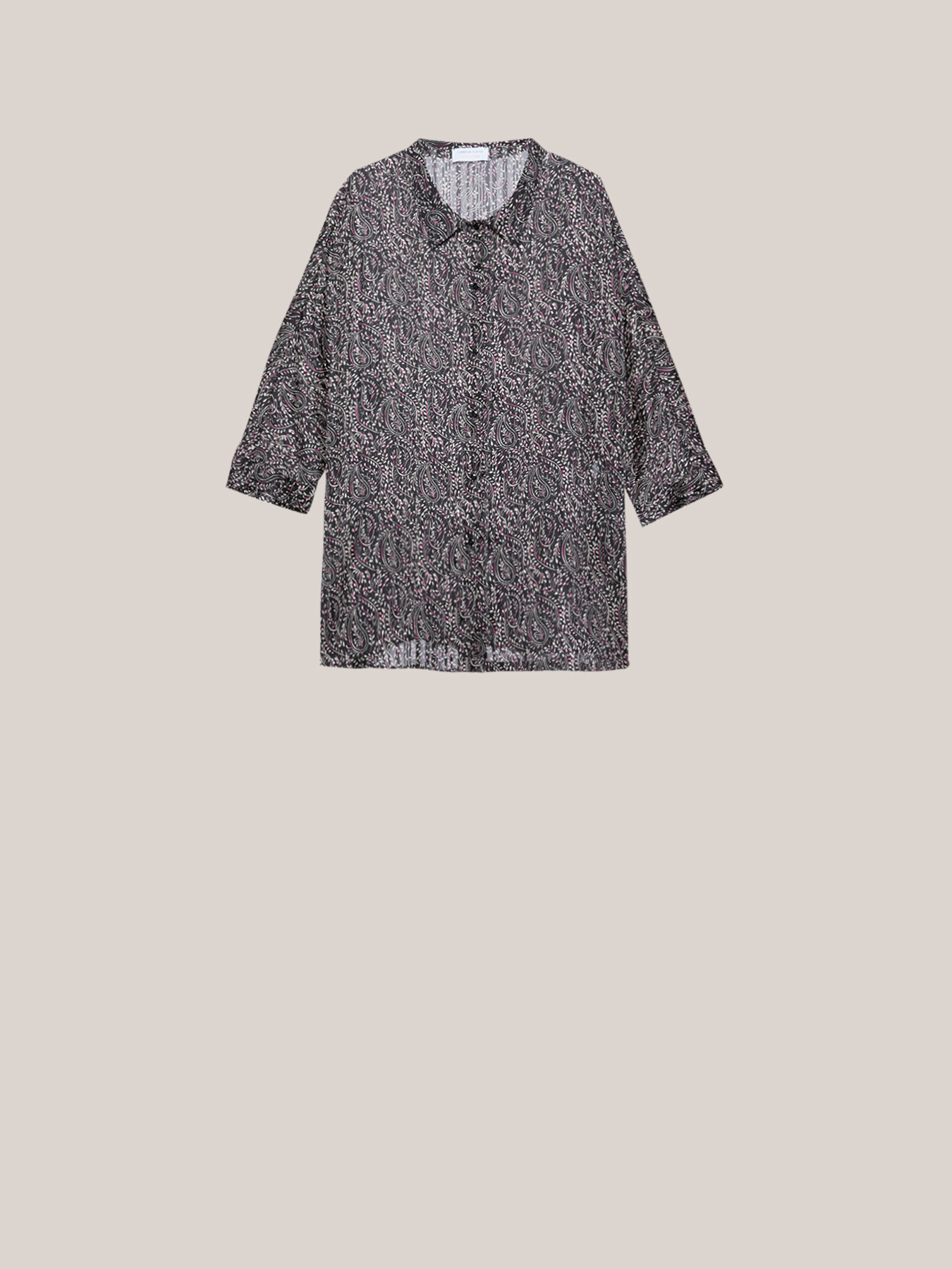 Camicia elegante in georgette lurex image number 3